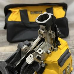 AS-IS DEWALT 20V MAX Lithium-Ion 15-Degree Electric Cordless Roofing Nailer Kit
