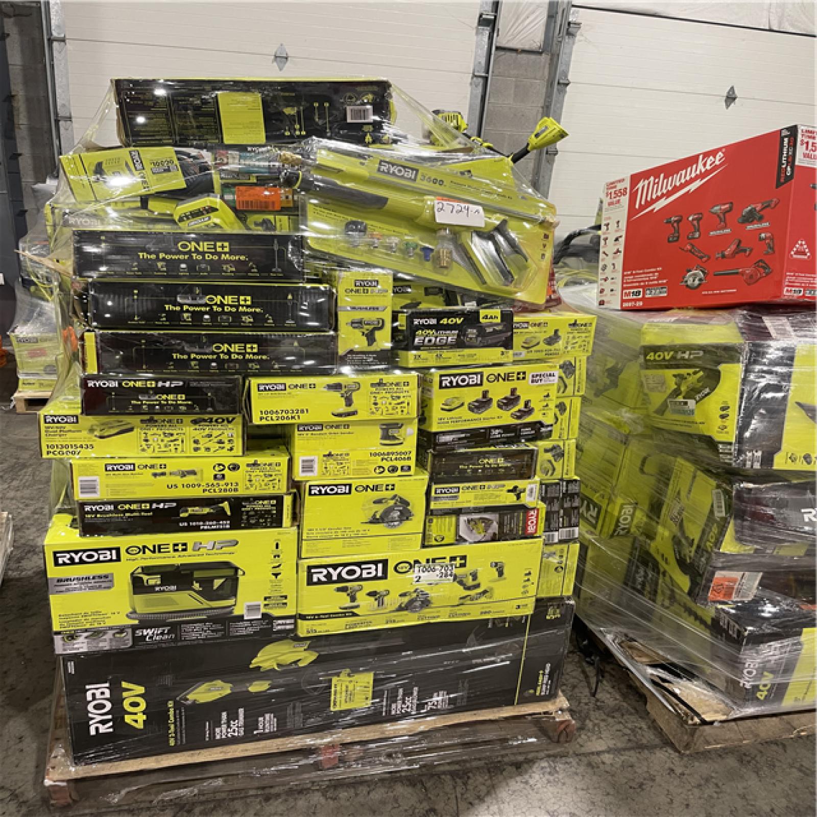 Pittston Location As-Is Power Tools Partial Truckload (14 pallets) 2724-A