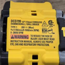AS-IS DEWALT ATOMIC 20V Cordless 1/2 in. Hammer Drill Kit