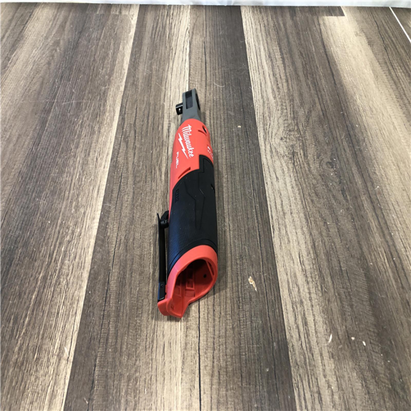 AS-IS Milwaukee  FUEL 12-Volt Lithium-Ion Brushless Cordless High Speed 3/8 in. Ratchet (Tool-Only)
