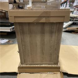 DALLAS LOCATION - Glacier Bay Tobana 42 in. Single Sink Weathered Tan Bath Vanity with White Engineered Marble Top (Assembled)