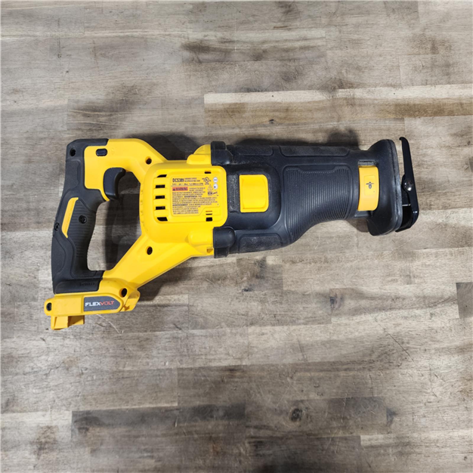 HOUSTON LOCATION - AS-IS DeWalt DCS389B FLEXVOLT 60V MAX Cordless Brushless Reciprocating Saw (Tool-Only)
