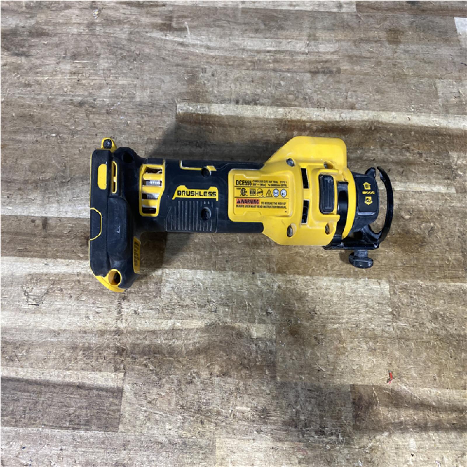 Houston Location AS-IS DEWALT XR 20V Lithium-Ion Cordless Rotary Drywall Cut-Out Tool (Tool Only)