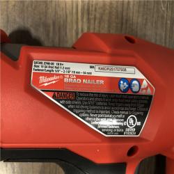 AS-IS Milwaukee FUEL 18-Volt Lithium-Ion Brushless Cordless Gen II 18-Gauge Brad Nailer (Tool-Only)