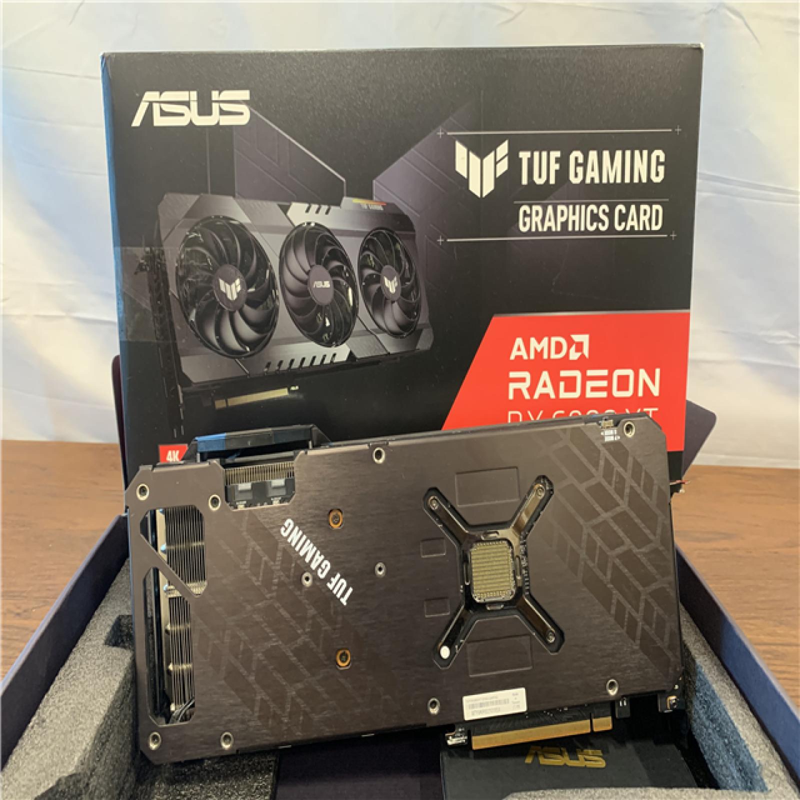 AS-IS ASUS TUF-RX6800XT-O16G-GAMING - Graphics Card - Radeon RX 6800 XT - 16 GB GDDR6 - PCIe 4.0 - HDMI 3 X DisplayPort