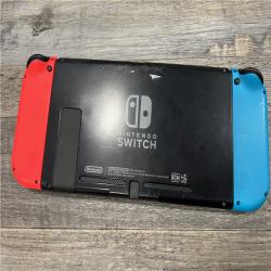 AS-IS Nintendo Switch -Neon Blue Joy-Con & Neon Red