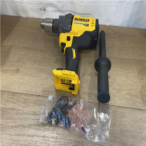 AS-IS DEWALT FLEXVOLT 60-Volt MAX Cordless Brushless 1/2 in. Mixer/Drill with E-Clutch (Tool-Only)