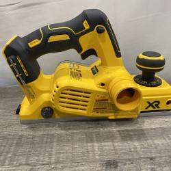 AS-IS DEWALT 20V MAX XR Cordless Brushless 3-1/4 in. Planer (Tool Only)