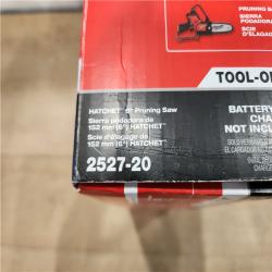 NEW- Milwaukee M12 FUEL 6 in. 12V Lithium-Ion Brushless Cordless Pruning Saw HATCHET (Tool-Only)