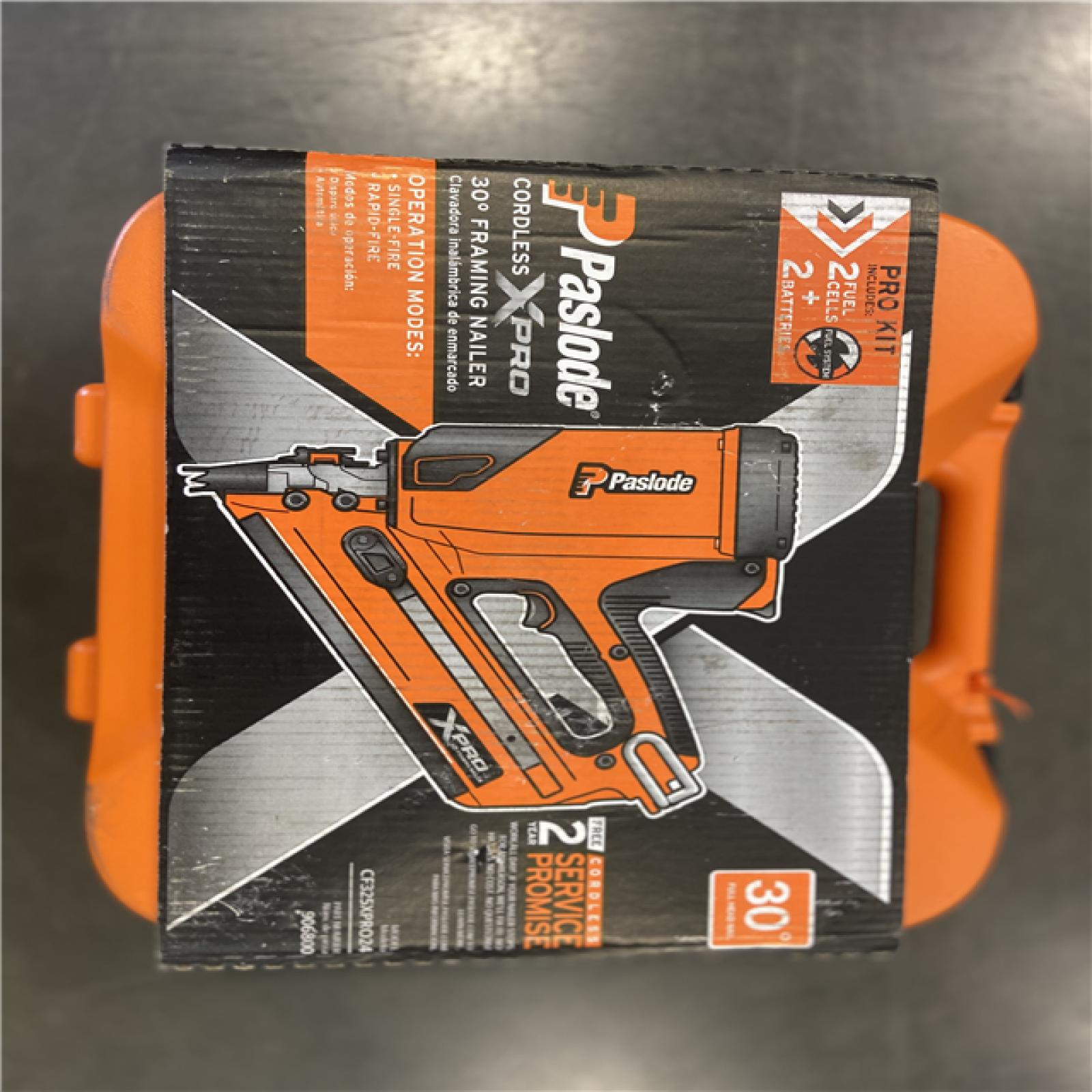 NEW! - Paslode Framing Nailer XPro Cordless 30 deg Kit
