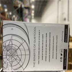 DALLAS LOCATION -  QuietCool Energy Saver 4195 CFM Advanced Whole House Fan with Included Wireless Control