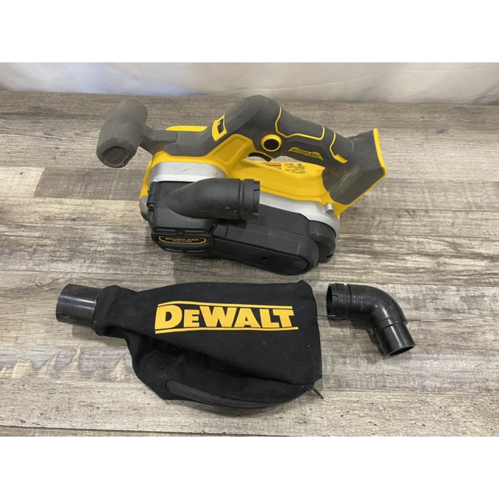 AS-IS DEWALT 20V MAX* XR Brushless Cordless Belt Sander (Tool-Only)