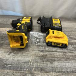 AS-IS DEWALT Atomic 20V Lithium-Ion Cordless Compact 1/2 in. Drill/Driver Kit