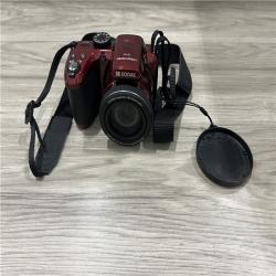 AS-IS KODAK PIXPRO AZ405-RD 25x Optical Zoom Digital Camera - RED