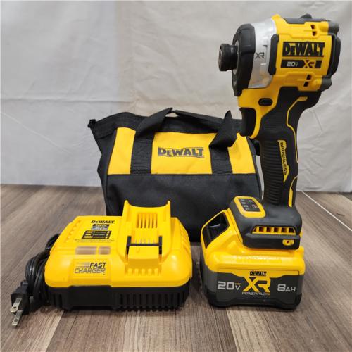 AS-IS- DeWalt 20V MAX XR 1/4 in. Cordless Brushless 3-Speed Impact Driver Kit (Battery & Charger)