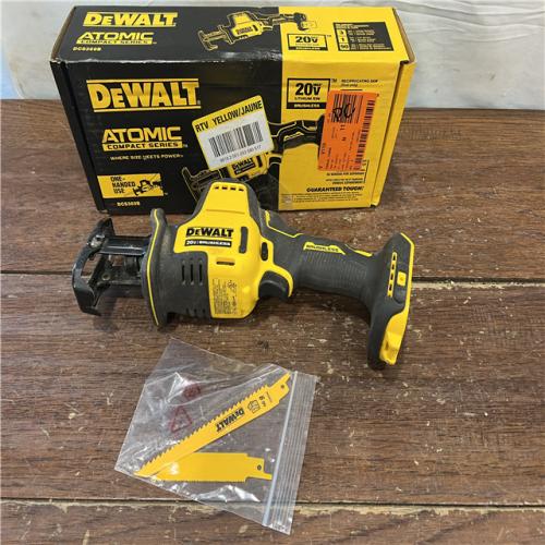 AS-IS Dewalt DCS369B ATOMIC 20V MAX Cordless One-Handed Reciprocating Saw (Tool Only)