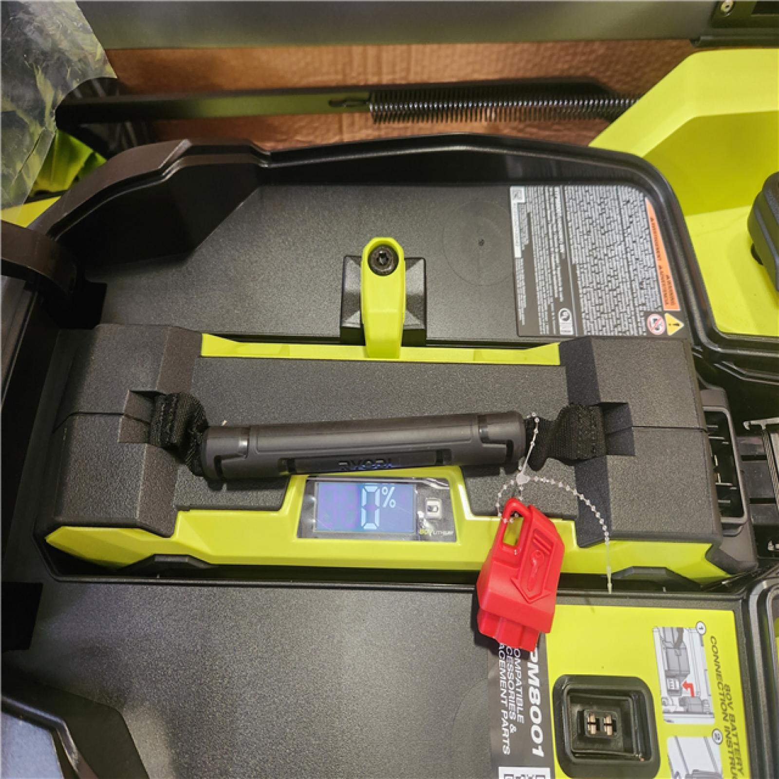 Phoenix NEW RYOBI 80V HP Brushless Battery Cordless Electric 30 in. Multi-Blade Lawn Mower with Battery and Charger