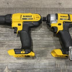 AS-IS DEWALT 20V MAX Cordless Drill/Impact 2 Tool Combo Kit
