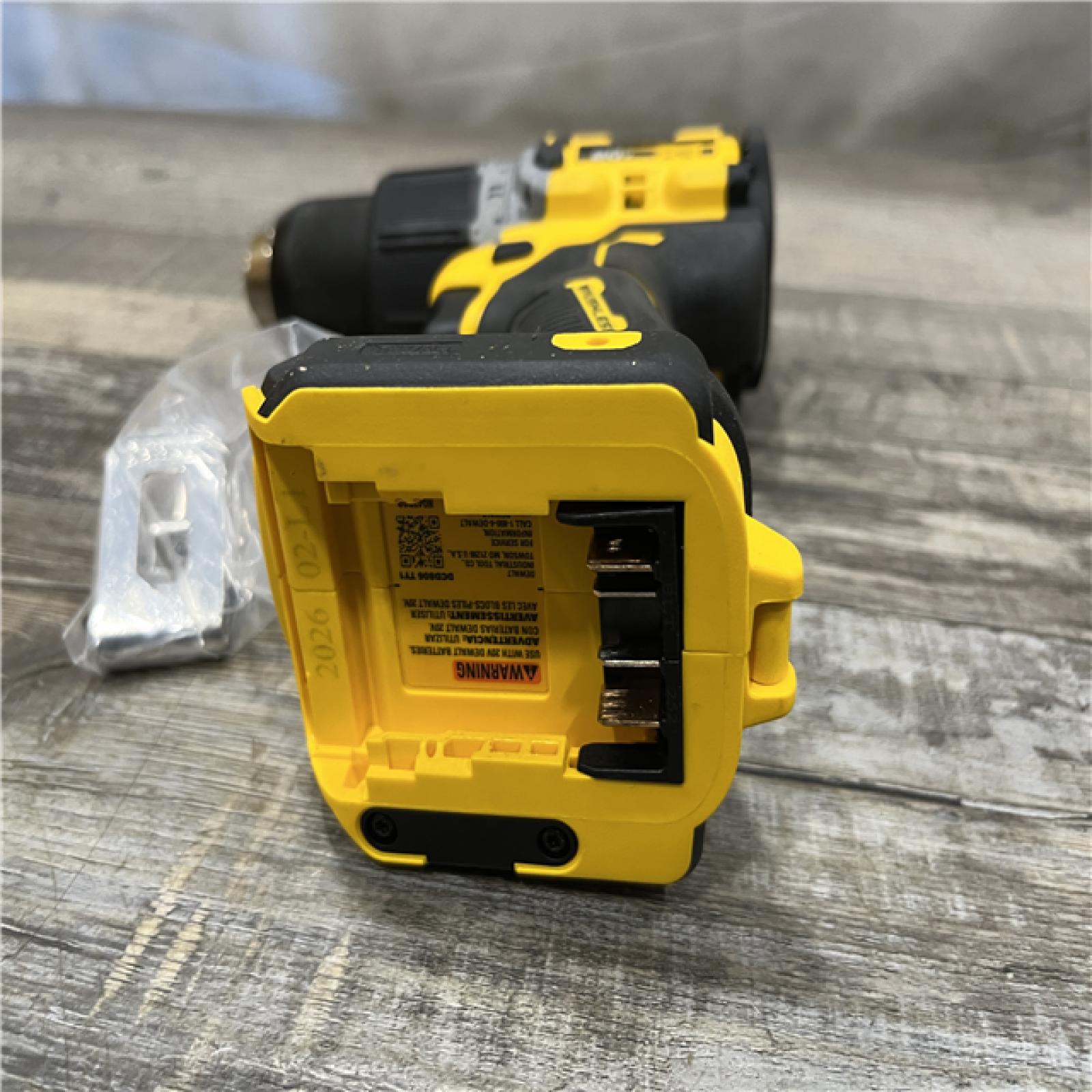 AS-IS DEWALT 20V XR Brushless Cordless 1/2 in. Hammer Drill (Tool-Only)