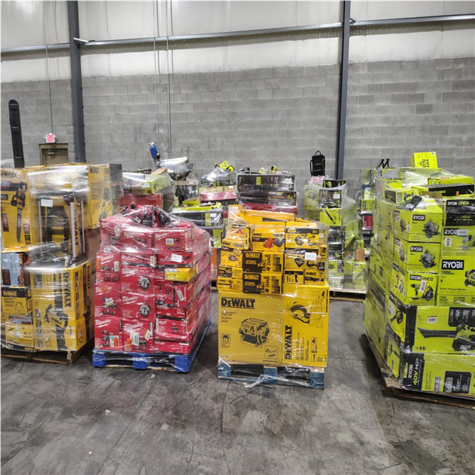Pittston Location As-Is Power Tools Partial Truckload (14 Pallets) 7585-B