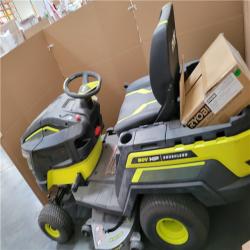 CALIFORNIA AS-IS RYOBI 80V HP BRUSHLESS RIDING MOWER