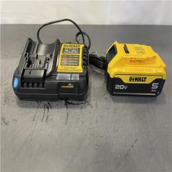 AS-IS - DEWALT 20-Volt Maximum XR 5.0 Ah Battery Pack and Charger