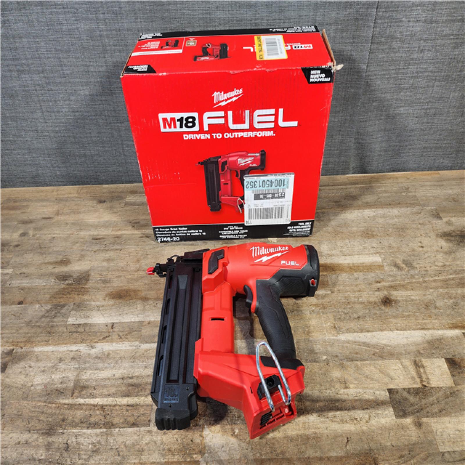 HOUSTON LOCATION - AS-IS Milwaukee M18 Fuel 18V Brushless 18-Gauge Brad Nailer 2746-20 (Bare Tool)