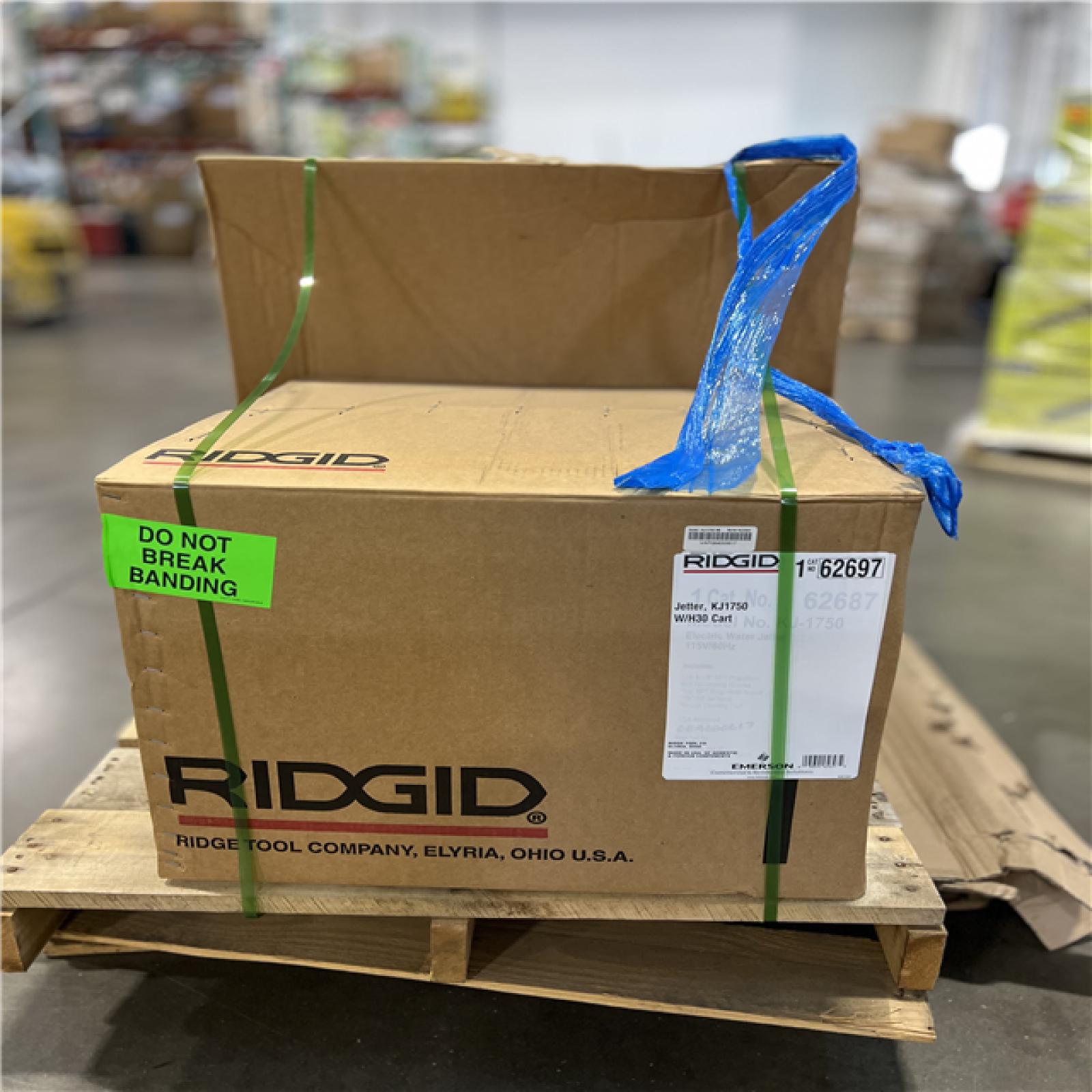 DALLAS LOCATION - RIDGID® 62697 KJ-1750-C Water Jetter Machine, 2 hp, 115 VAC