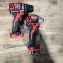HOUSTON LOCATION - AS-IS Milwaukee M18 Brushed Cordless (2-Tool) Drill/Driver and Impact Driver Kit