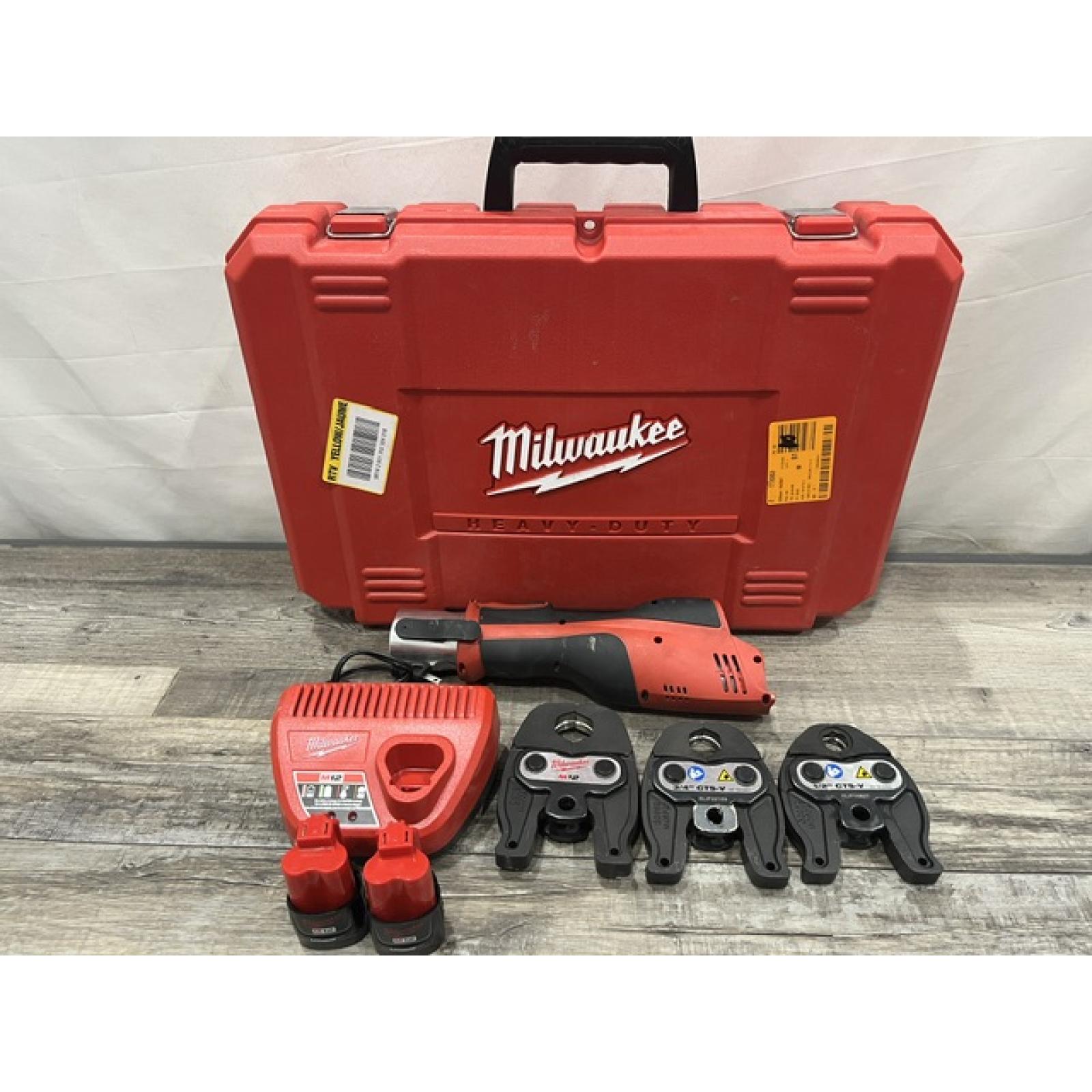 AS-IS Milwaukee 12-Volt Lithium-Ion Force Logic Cordless Press Tool Kit