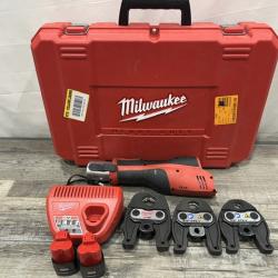 AS-IS Milwaukee 12-Volt Lithium-Ion Force Logic Cordless Press Tool Kit