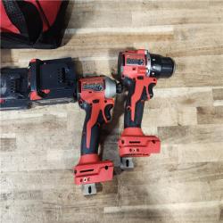 HOUSTON LOCATION - AS - IS Milwaukee 18-Volt Lithium-Ion Brushless Cordless Compact Hammer Drill/Impact Combo Kit