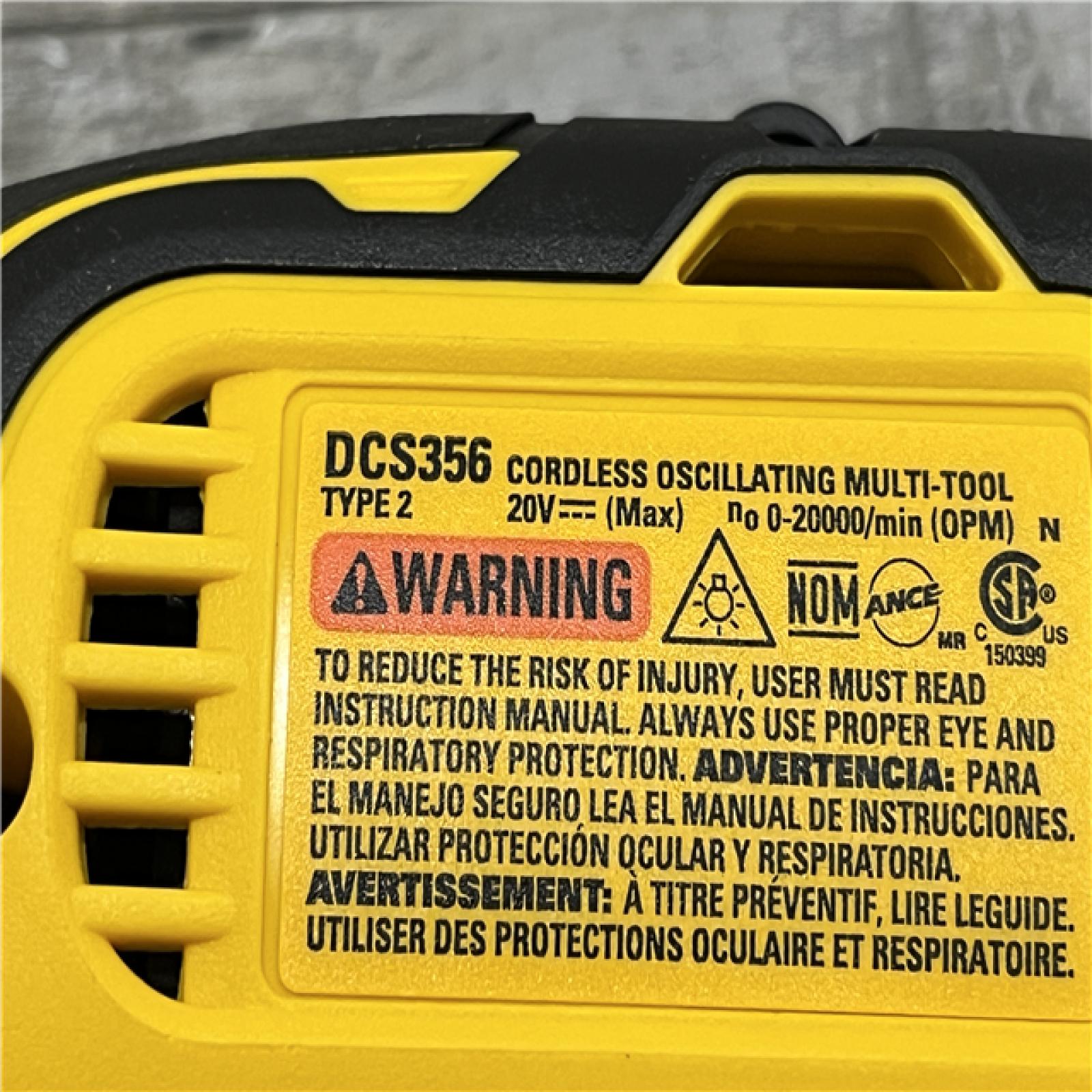 AS-IS DEWALT 20V MAX XR Cordless Brushless 3-Speed Oscillating Multi Tool (Tool Only)