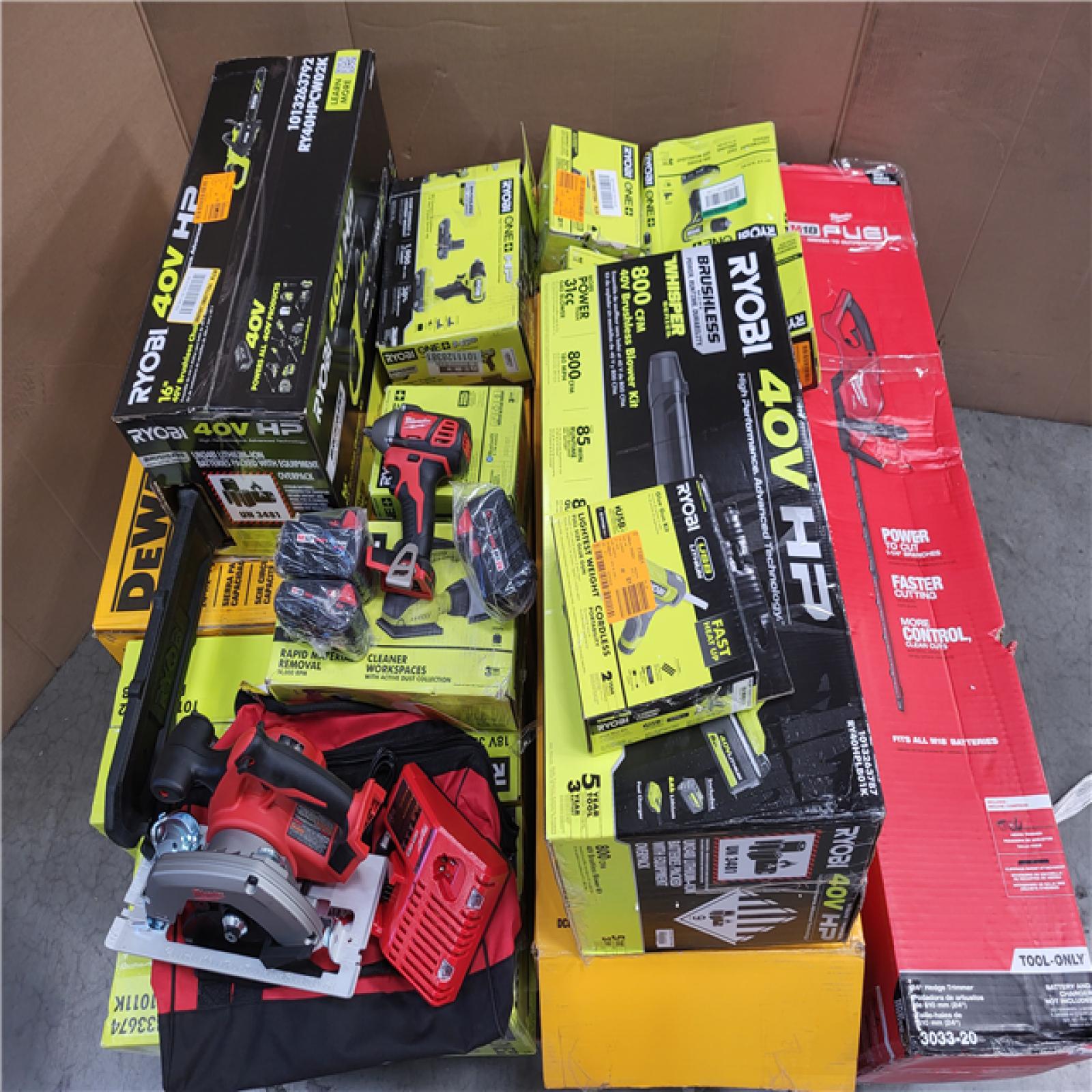 CALIFORNIA AS-IS TOOL PALLET