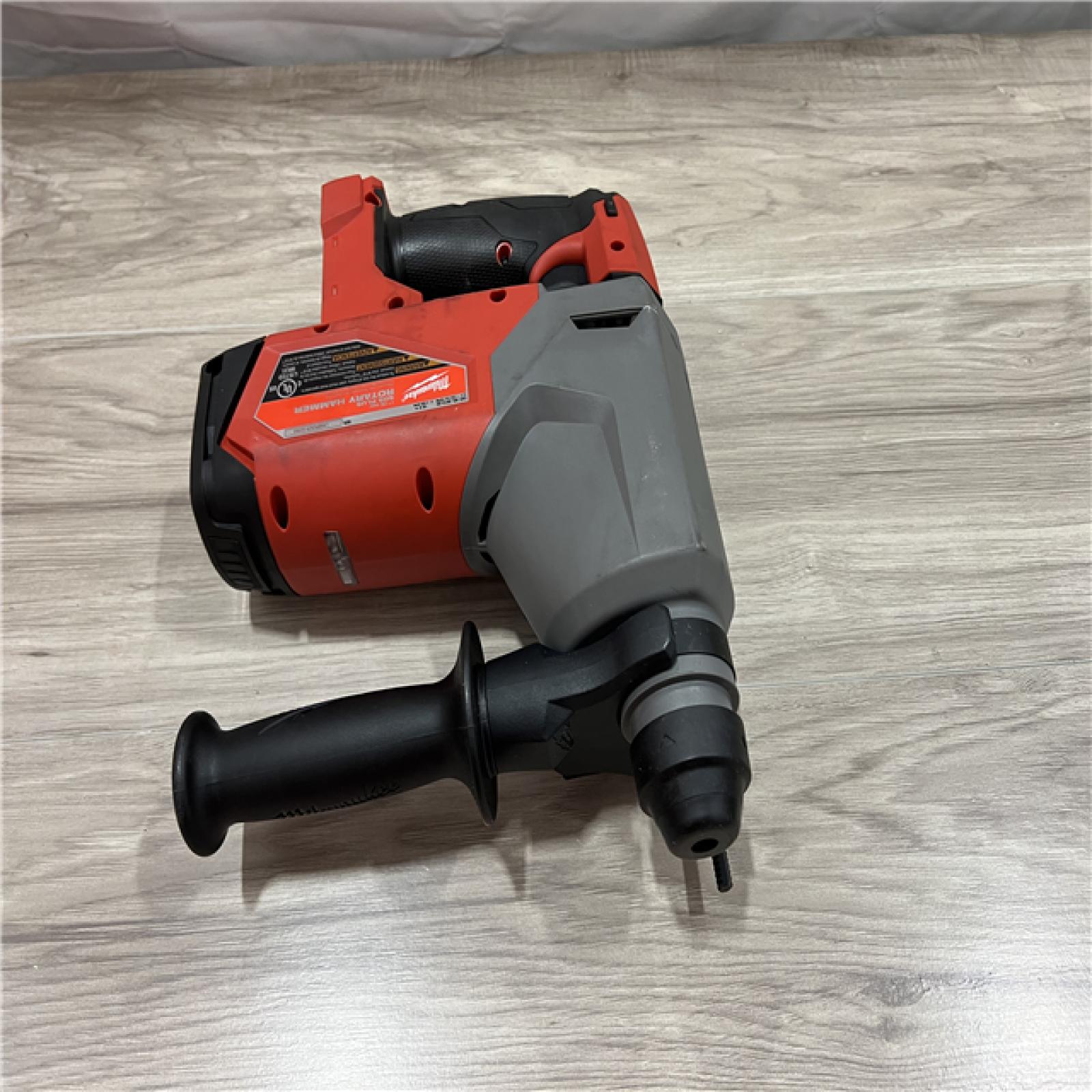 AS-IS Milwaukee FUEL 18V Lithium-Ion Brushless Cordless 1 in. SDS-Plus Rotary Hammer (Tool-Only)