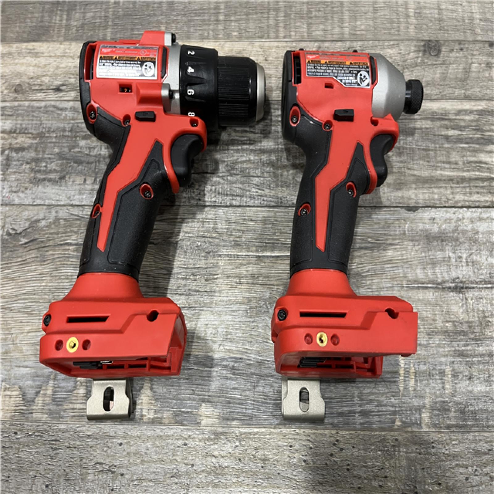 AS-IS Milwaukee 18V Lithium-Ion Brushless Cordless Compact Drill/Impact Combo Kit