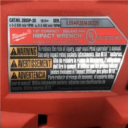 AS-IS Milwaukee Cordless Compact Impact Wrench with Pin Detent (Tool-Only)