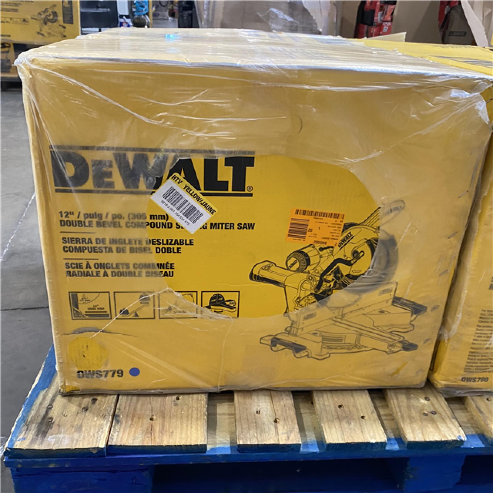 NEW- DeWalt 15 Amps 12 in. Corded Dual-Bevel Sliding Compound Miter Saw