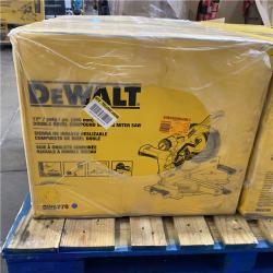 NEW- DeWalt 15 Amps 12 in. Corded Dual-Bevel Sliding Compound Miter Saw