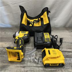 AS-IS DEWALT Atomic 20V Max Lithium-Ion Brushless Cordless Compact 1/4 in. Impact Driver Kit