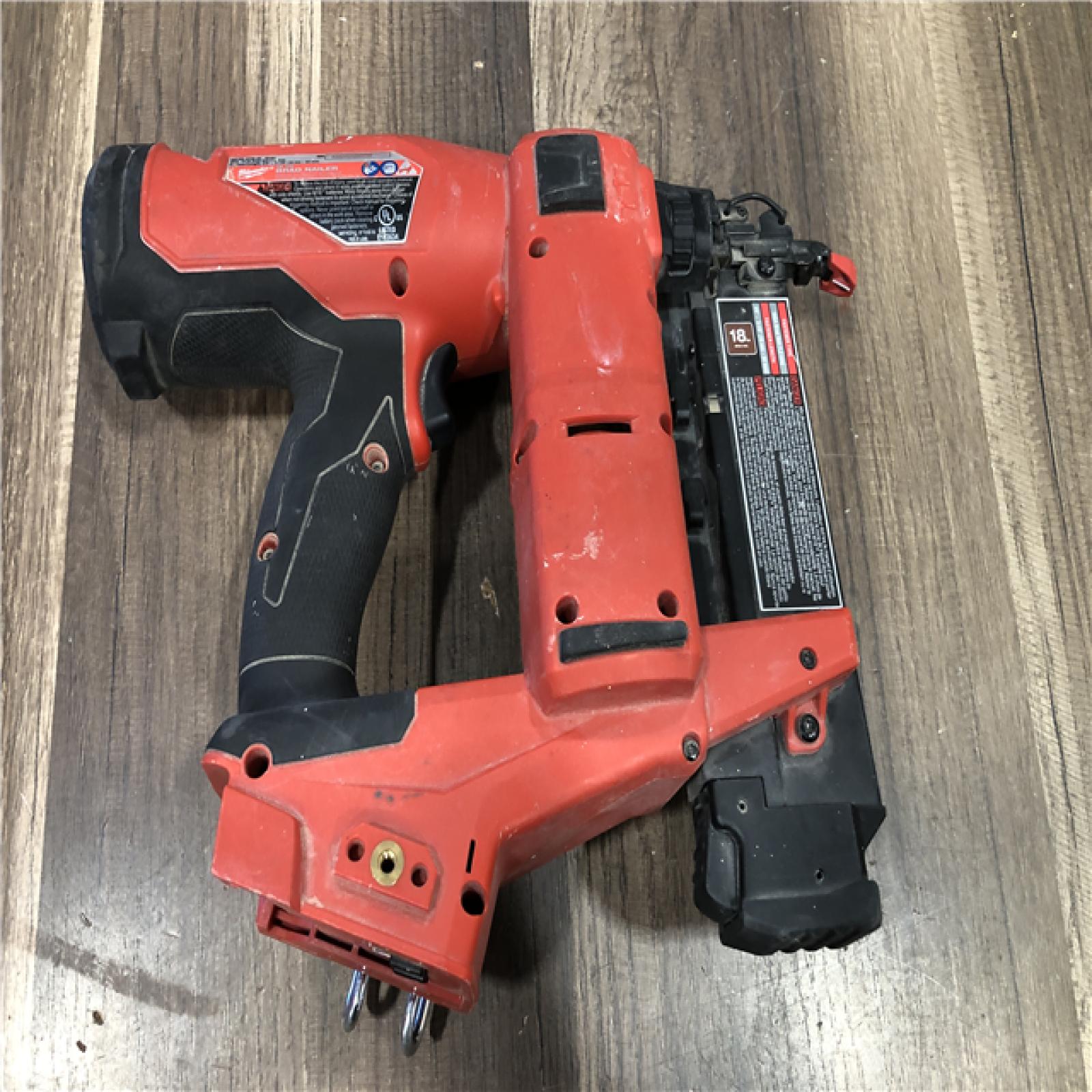 AS-IS Milwaukee FUEL 18-Volt Lithium-Ion Brushless Cordless Gen II 18-Gauge Brad Nailer (Tool-Only)