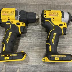 AS-IS DEWALT ATOMIC 20-Volt MAX Lithium-Ion Cordless (2-Tool) Combo Kit