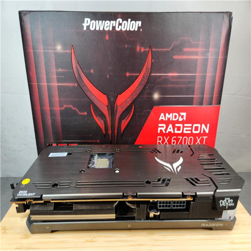 AMD Radeon RX 12 Devil PowerColor XT AS-IS ( 6700XT GB RX Radeon 6700 GDDR6 Red