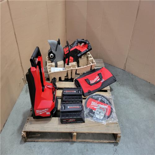 California AS-IS Milwaukee 1/4 Cut-Off Saw  Includes (2) Batteries & Charger; Appears in Excellent Condition