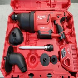 CALIFORNIA AS-IS MILWAUKEE AIRSNAKE M12 DRAIN CLEANING AIR GUN KIT