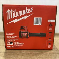NEW! Milwaukee 12V Lithium-Ion Cordless Compact Spot Blower (Tool-Only)