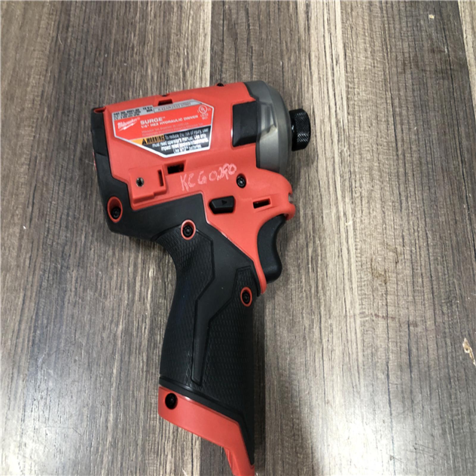 AS-IS Milwaukee  FUEL SURGE 12V Lithium-Ion Brushless Cordless 1/4 in. Hex Impact Driver (Tool-Only)