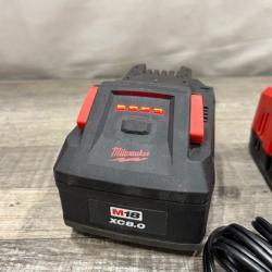 AS-IS Milwaukee 18-Volt Lithium-Ion REDLITHIUM FORGE Starter Kit with 8.0Ah Battery and Rapid Charger