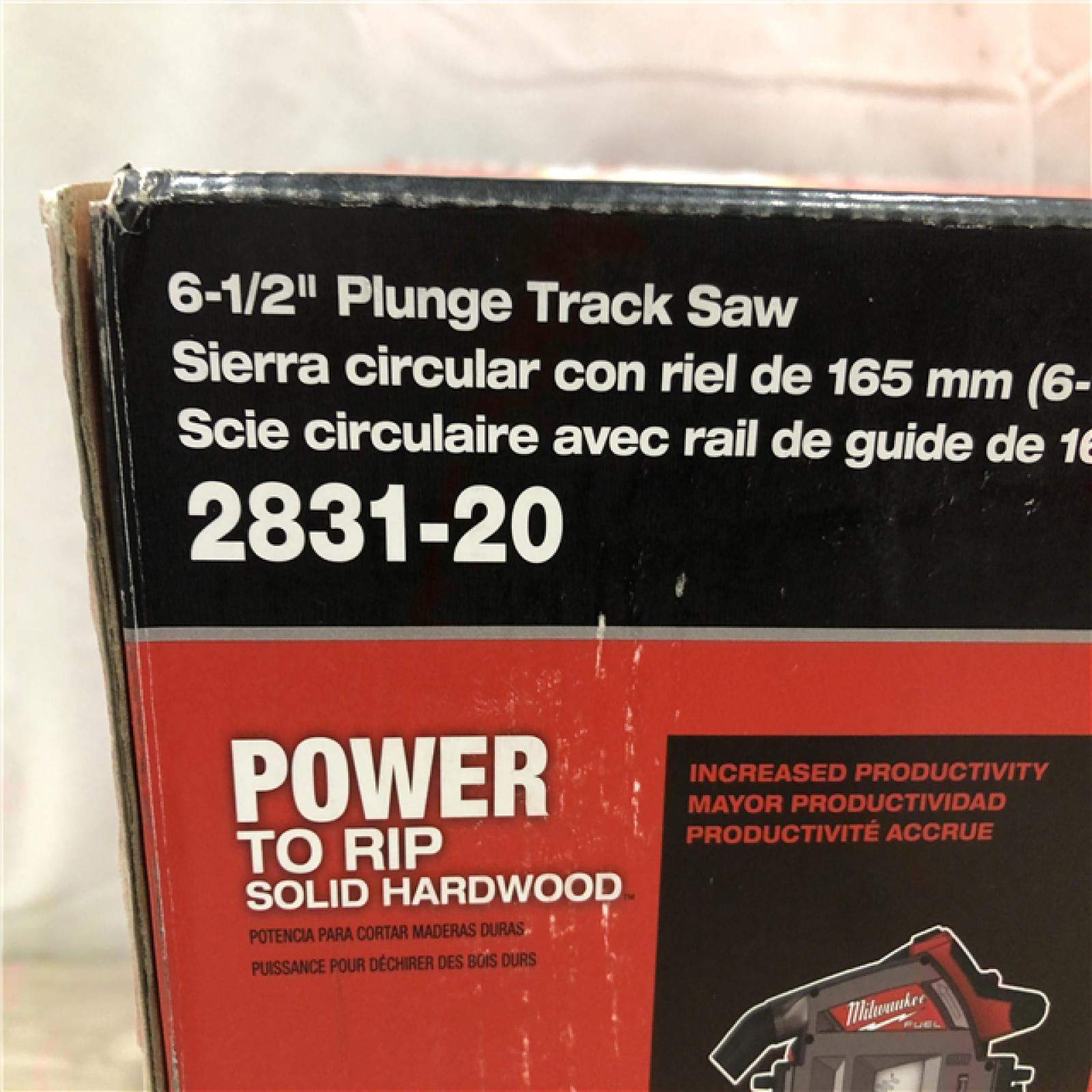 NEW! - Milwaukee FUEL 18V Lithium-Ion Cordless 6-1/2 in. Plunge Cut Track Saw (Tool-Only)