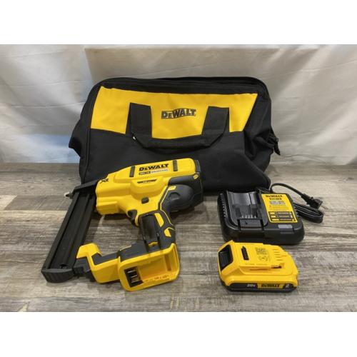 AS-IS DEWALT 20V MAX XR Lithium-Ion Cordless 18-Gauge Narrow Crown Stapler Kit